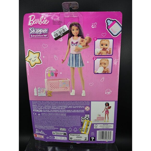 Barbie Skipper Babysitters Inc Doll Playset FUN Baby Care Accessories - Picture 7 of 9
